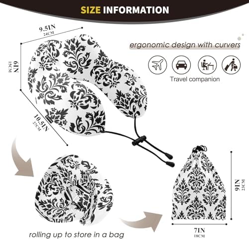 ALAZA Travel Pillow - Memory Foam Neck Support