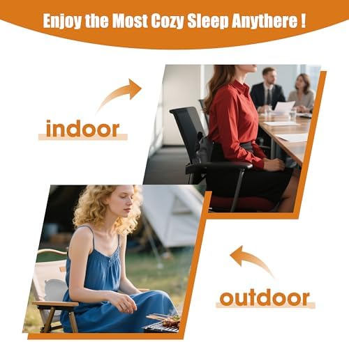 Ergonomic Travel Pillow for Back Neck Support