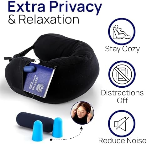 Adjustable Airplane Neck Pillow