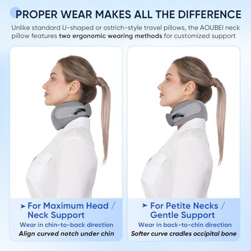 AOUBbei Compact Travel Neck Pillow