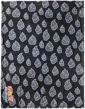 Bioworld Naruto Gray Cloud Travel Neck Pillow Set