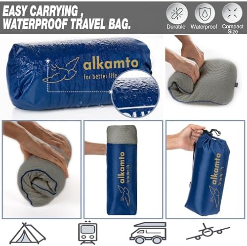 Memory foam pillow Travel-friendly Heat-regulating Portable comfortable
