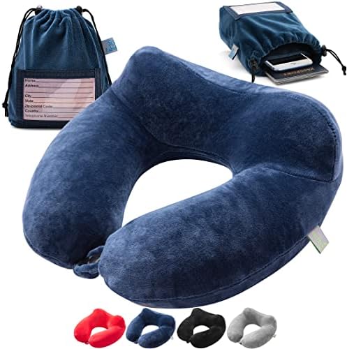 Travel Neck Pillow Inflatable Comfy for Every Trip