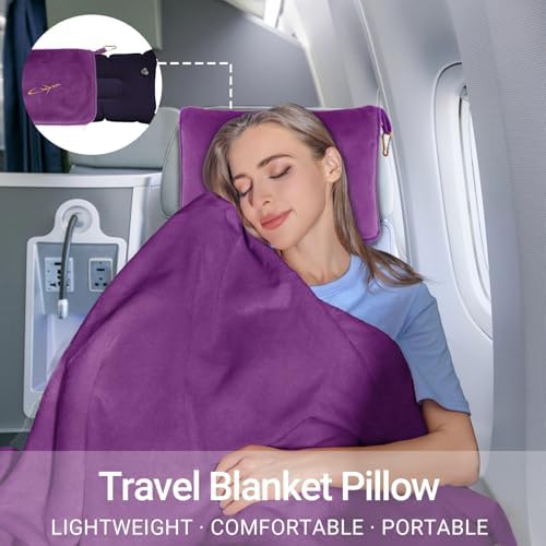 CLEXION Travel Blanket Pillow 3-in-1