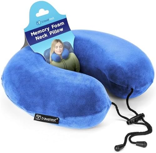 TRAVELREST - Memory Foam Travel Pillow