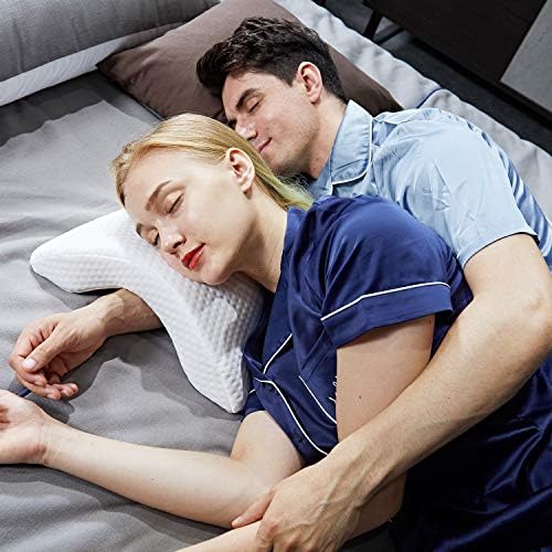 Cuddle-Curated ARCHED SLEEP Pillow for Couples and Cuddlers