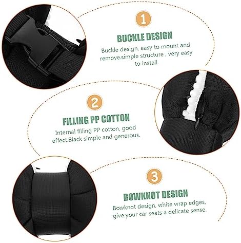Car Seat Neck Pillow Elastic Buckle Support