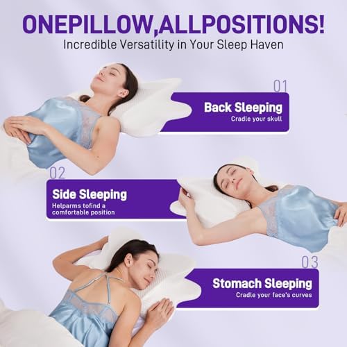 Memory Foam Adjustable Cervical Pillow for Neck Pain Relief