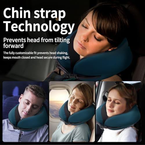 GOAL AHEAD Travel Pillow Memory Foam Plane Neck Pillow