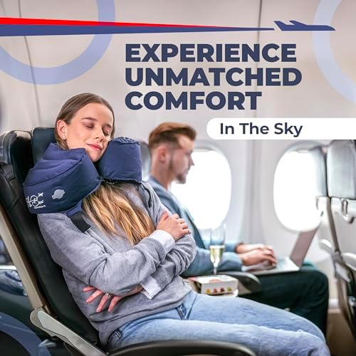 Air Bow Comfortable Travel Pillow - Airplane Neck Support