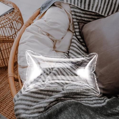 Kyofis Transparent Travel Pillow Perfect for Camping Hiking Backpacking