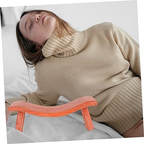 Zerodeko Portable Wooden Neck Support Pillow for Sleep Relaxation