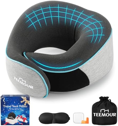 Adjustable NO Trouble 360 Neck Pillow for Airplane Travel