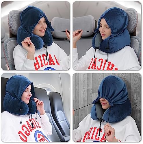 Hooded Travel Neck Pillow