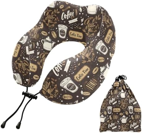 ALAZA Neck Travel Pillow Memory Foam Portable