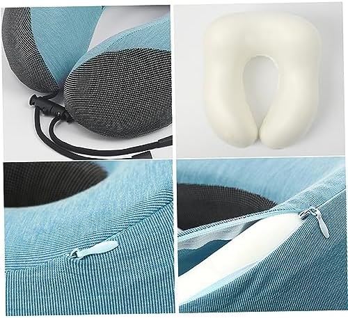 U-Shape Neck Pillow for Comfort and Support Travel Sitting