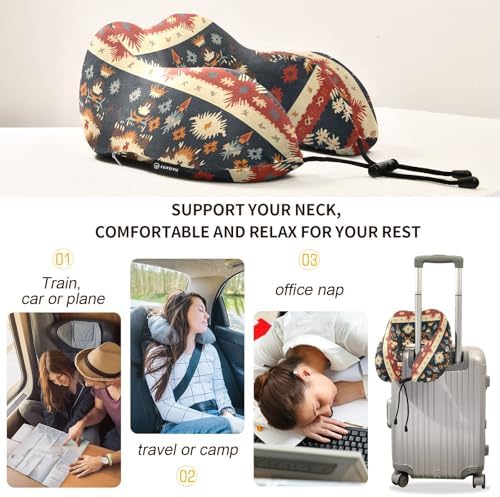 ALAZA Neck Travel Pillow for Sleeping and Comfort 1