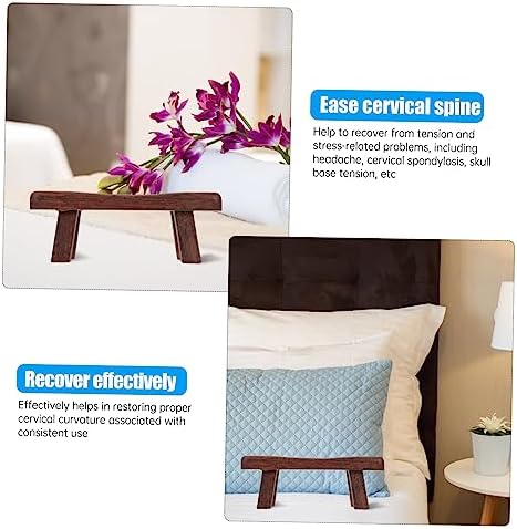 Wood Cervical Pillow for Neck and Shoulder Relief