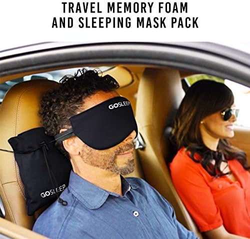 GOSLEEP Jet Black Travel Pillow
