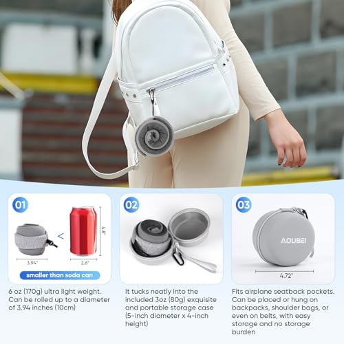 AOUBbei Compact Travel Neck Pillow
