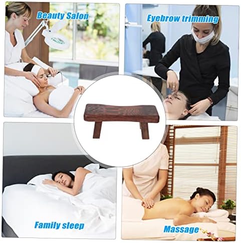 Ergonomic Wooden Neck Pillow for Cervical Support