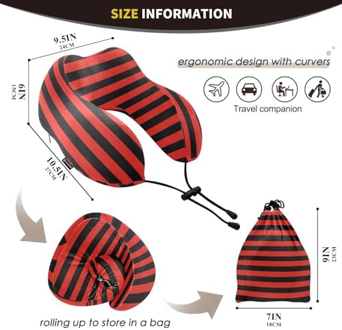 ALAZA Neck Travel Pillow for Sleeping and Comfort
