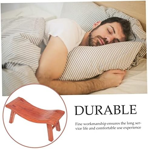 Ergonomic Wooden Neck Support Pillow