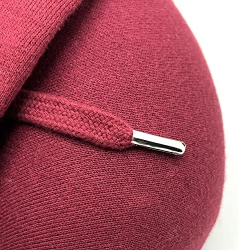 Memory Foam Travel Pillow Burgundy