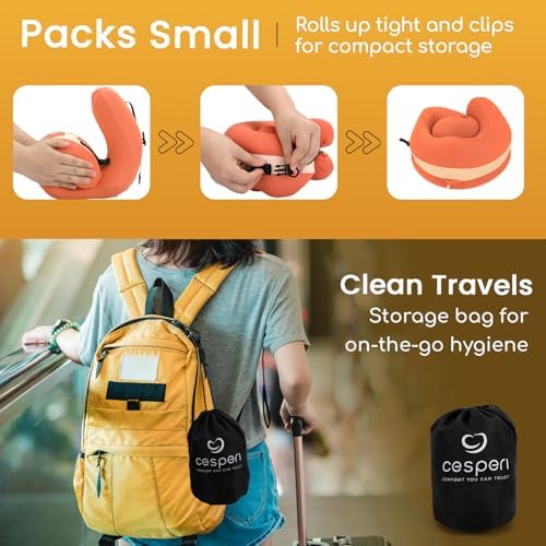 Cesperi Travel Pillow for Women - Head Neck Support