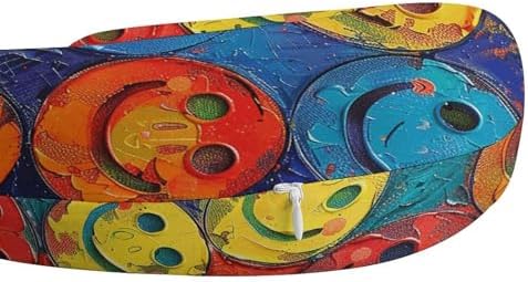 Colorful Smiley Face Memory Foam Travel Pillow