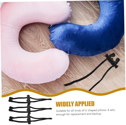 6-PC Adjustable Neck Pillow Straps
