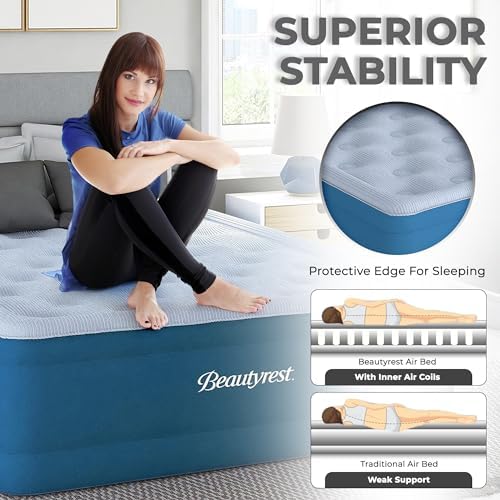 Beautyrest 17 Inch Comfort Plus Air Bed Mattress Queen