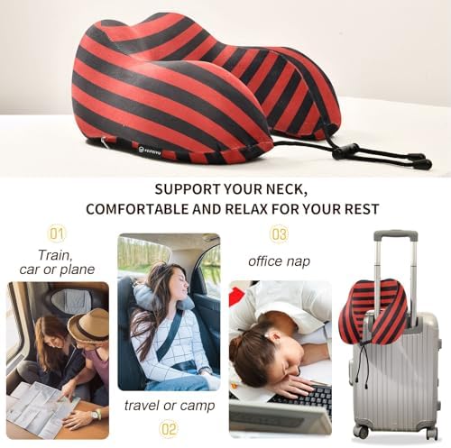 ALAZA Neck Travel Pillow for Sleeping and Comfort