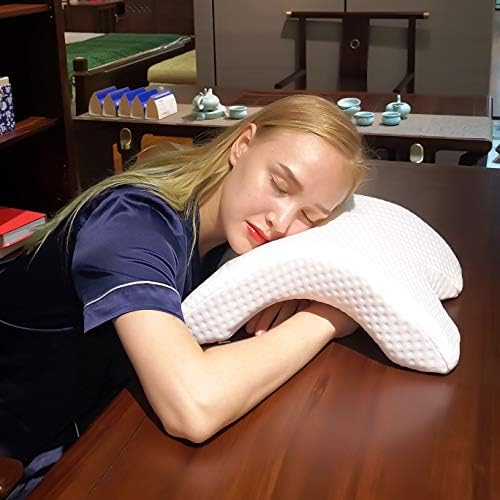 Cuddle-Curated ARCHED SLEEP Pillow for Couples and Cuddlers