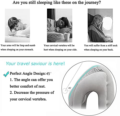 Vinci MAS Inflatable Travel Pillow Ergonomic Multi-Use