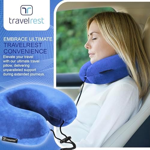 TRAVELREST - Memory Foam Travel Pillow