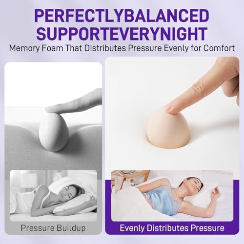 Memory Foam Adjustable Cervical Pillow for Neck Pain Relief