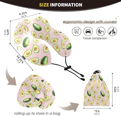 ALAZA Washable Memory Foam Neck Pillow