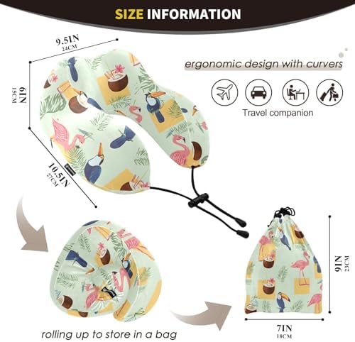 ALAZA Travel Comfort Neck Pillow