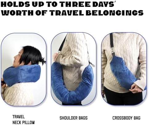 S-SNAIL-OO Travel Pillow with Clothes Storage