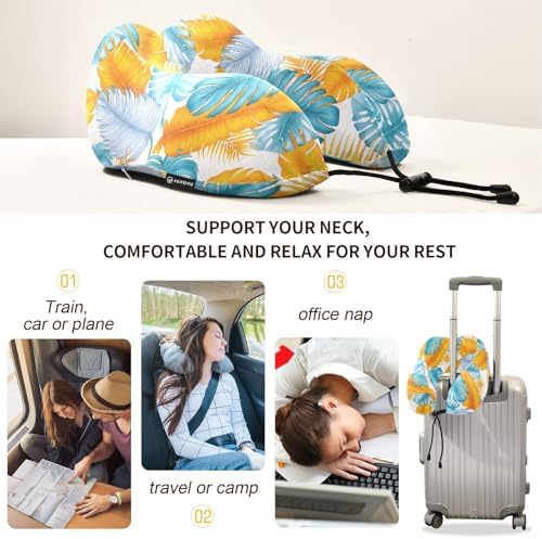 ALAZA Neck Travel Pillow for Sleeping Airplanes