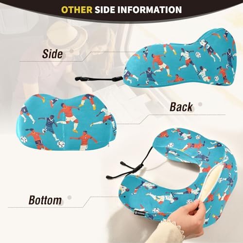 Extraordinary Comfort Neck Travel Pillow for Airplanes More