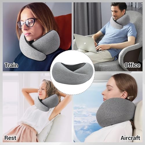 Supportive 100 Memory Foam Neck Pillow for Travel