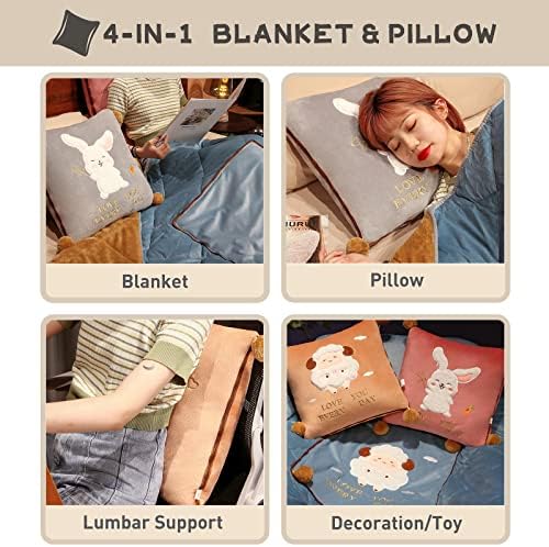 Cute and Functional Travel Blanket
