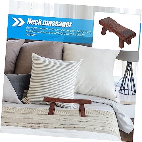 1pc Cervical Support Ergonomic Pillow for Handmade Hardwood Design