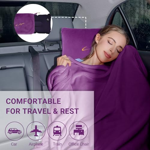 CLEXION Travel Blanket Pillow 3-in-1