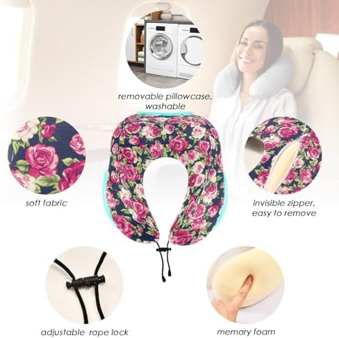 ALAZA Washable Memory Foam Neck Travel Pillow