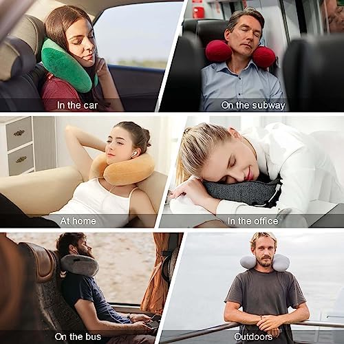Smiley Face Memory Foam Travel Pillow