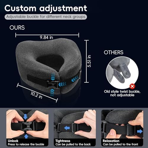 LWZJQ Travel Pillow Neck Support Airplane Essentials Washable Lightweight