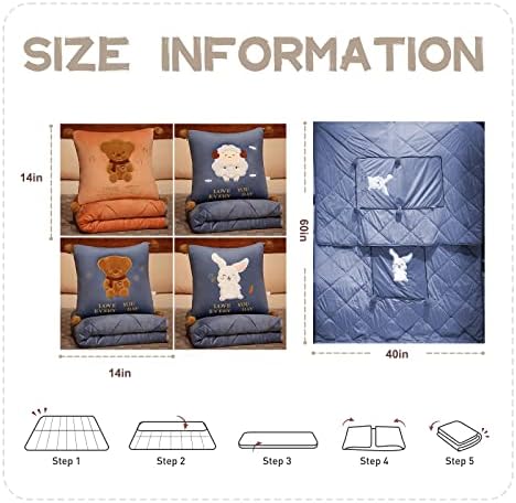 Cute and Functional Travel Blanket